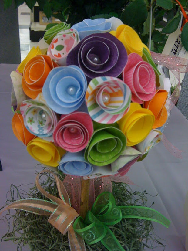 A Spring Craft - Paper Flower Bouquets » Bellissima Kids Bellissima Kids