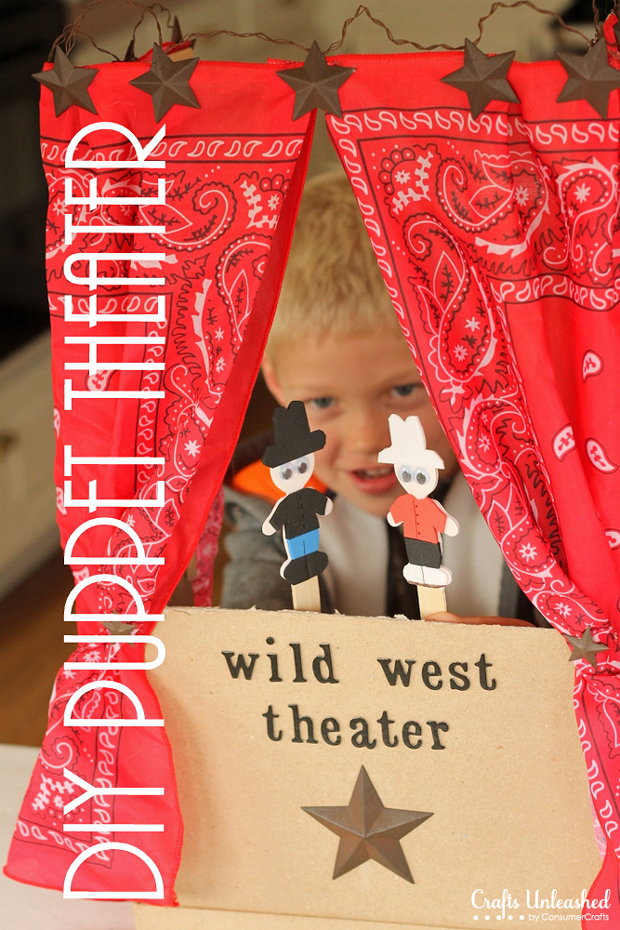 Kids Puppet Theater Crafts