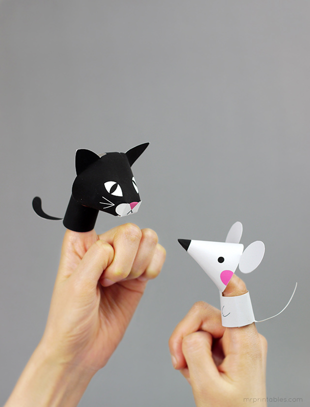 animal finger puppets craft
