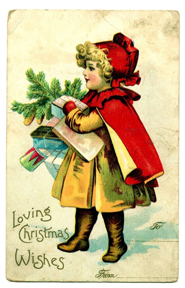 free online vintage christmas clip art - photo #20